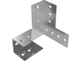 Łącznik ceownika kątowy prawy LCWLP100 grubość blachy 3,0mm 661004 BAKS