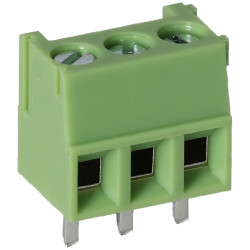 TruConnect 211791 3.5mm 3 Way Low Profile Rising Clamp Terminal Block