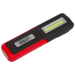 Sealey LED317 Rechargeable 3W COB &#x2B; 3W LED Inspection Lamp