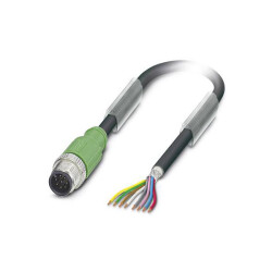 Phoenix Contact 1522781 SAC Sensor/Actuator Cable 3m M12 A-coded Shielded