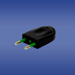 Wtyczka płaska czarna FWC 51.222 ELEKTRO-PLAST