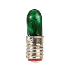 RVFM T1.5 Green E5 LES 12V 80mA KL 16 x 5mm T1.5 E5 LES Lamp