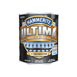 Hammerite 5362528 Ultima Metal Paint Smooth Light Grey 750ml