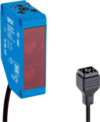 Czujniki fotoelektryczne Odblaskowe Prostokątny SICK Przekaźnik SPDT zakres 0,03 → 20 m LED