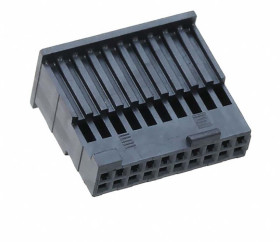 Adapter złącza 20-pinowe 2-rzędowe raster: 1.27mm Samtec Żeński ISDF