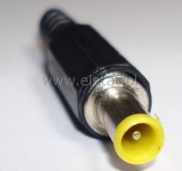 Wtyk DC 1,3 / 5,0 z bolcem