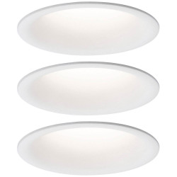 Paulmann 93415 LED Bathroom Light Set 3pc 18.9W Glare-Free Minimalistic