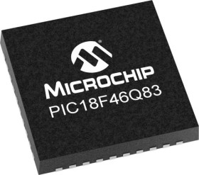 Mikrokontroler Microchip PIC18F46Q83-I/NHX PIC XLP 18Q VQFN 40-pinowy Powierzchnia PIC 8 bit 64 MHz 1.8 V