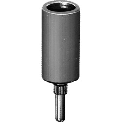 2 mm socket, solder connection, black, SB 13 SCHWARZ