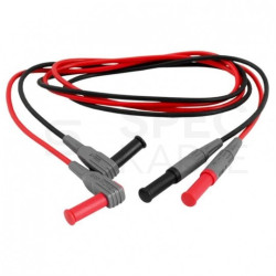 Kable przewody pomiarowe do miernika (wtyk kątowy / Sonda pomiarowa) 2x 1m czarny + czerwony 1000 V kat. III UNI-T L09