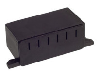 Z-9W Obudowa z tworzywa Z9W wymiary: 60x32x26mm - wentylacja - czarna