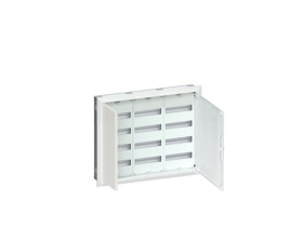 Rozdzielnica podtynkowa 144 modułowa 12x12M kompletna drzwi metal IP30 FWU43S HAGER