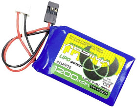 Pakiet akumulatorów (LiPo) 7.4 V 1200 mAh Absima Softcase JR / Futaba