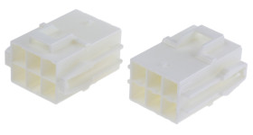 Obudowa złącza 6-pinowe 2-rzędowe raster: 6.2mm JST Żeński Montaż na kablu VL Styk męski serii VL