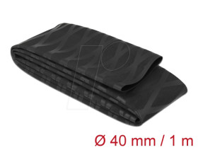 19602 Schrumpfschlauch X-Muster rutschfest 1 m x 40 mm schwarz