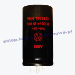 Kondensator 100+100uF/560V Chassis JJ