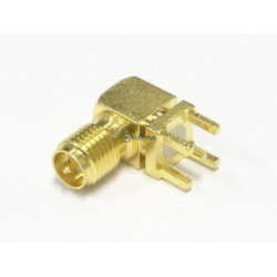 SMA-RP / gniazdo RSMA montażowe kątowe