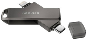 SanDisk iXpand® Luxe Pendrive USB 64 GB czarny SDIX70N-064G-GN6NN Apple Lightning, USB-C® (USB 3.1 Gen 1)