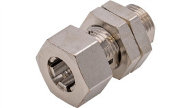 Ay000176 Akcesoria Czujników, Tuleja Zaciskowa, M12x1 28Long, Mosiądz Biały Brąz