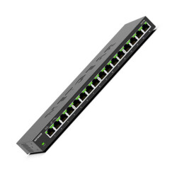 NETGEAR GS316-300EUS GS316 Unmanaged L2 Gigabit Ethernet (10/100/1000) Black