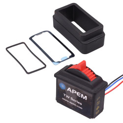 TW11RED12 Red Hall Effect Thumbwheel Self Centering Joystick APEM