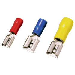 Weidmüller 1491720000 Blade receptacle 6.3mm 0.8mm Partially insulated Blue