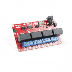 SparkFun Qwiic Quad Relay - 4-kanałowy moduł przekaźników - 250 VAC/5A - SparkFun COM-16566