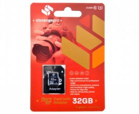 PAMIEC SDHC MICRO 32GB STORANGE PRO