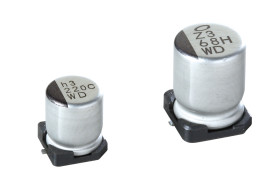 Kondensator 100μF 35V dc SMD Nichicon 8(Dia.) x 10mm