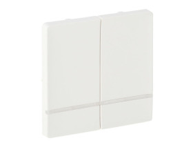 MyHome Plakietka sterownika podwójne RF Zigbe biała 754778 LEGRAND