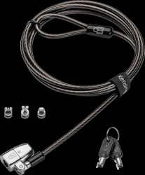 K68102EU Laptop Lock, key ClickSafe 2.0®, 3-in-1