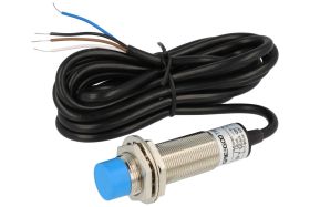 Czujnik; pojemnościowy; CM18-3008PC; PNP; NO/NC; 8mm; 6÷36V; DC; 300mA; cylindryczny metalowy; fi 18mm; 70mm; wysunięty; z przew