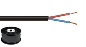 Przewód głośnikowy biały SPC-515/SW do zastosowań estradowych i techniki 100V 2x1,5mm2 MIEDŹ OFC /rolka = 100m/