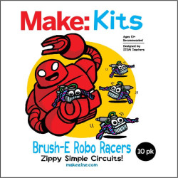 Brush-E Robo Racers - 10 Pack for STEAM Learning
