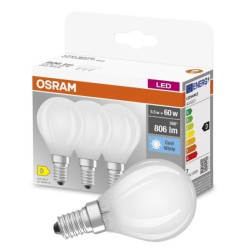 3PAK Żarówka LED E14 P45 5,5W = 60W 806lm 4000K Neutralna 300 Filament OSRAM BASE