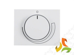 BERKER K.1 Płytka czołowa z pokrętłem do regulatora obrotów biały połysk 11357209 HAGER