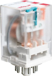 Przekaźnik przemysłowy 3P 10A 24V DC AgNi/Au R15-2313-23-1024-WT 804495