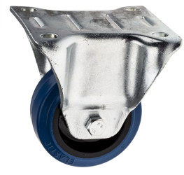 Koło samonastawne średnica kabla 80mm Płyta RS PRO 150kg wysokość całkowita 108mm