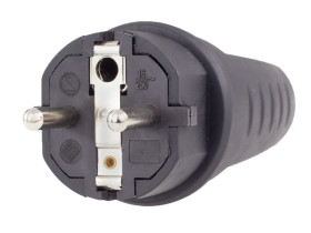 Wtyczka gumowa 16A 230V z/u IP44 STANDARD