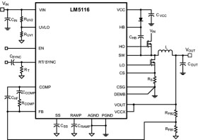 6-100V Wide Vin, Current Mode Synchronous Buck Controller