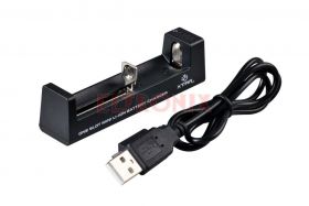 ŁADOWARKA ACCU LI-ION MC1 DO OGNIW 18650 Uwej=5V/500MA