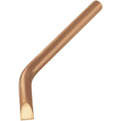 Toolcraft 2226338 Soldering Tip Chisel 10mm Curved Tip 145mm 1 Pc