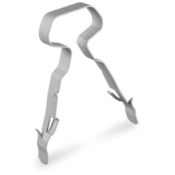 LINIAN 1LTEG001.5 T &amp; E Clip, Grey, 1.5mm - Pack Of 100