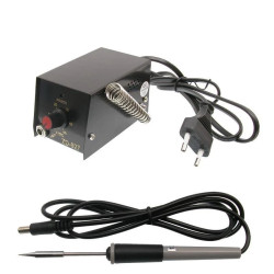 Miniaturowa stacja lutownicza ZD-927 z lutownicą ZD-20A, metalowa obudowa