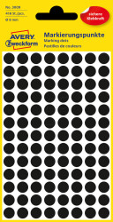 3009 Marking points, 8 mm, black