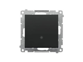 SIMON 55 Wyłącznik krzyżowy szybkozłącza czarny mat TW7.01/149 KONTAKT SIMON