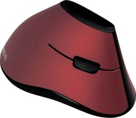 Myszka LogiLink® Ergonomic Vertical Mouse, bezprzewodowa 2.4 GHz, czerwona
