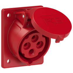 Gniazdo tablicowe skośne 16A 400V 3P+Z 70x85mm TWIST IP44 414-6 PCE