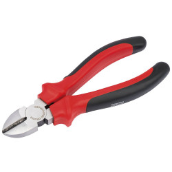 Draper Redline 68302 180mm Heavy Duty Diagonal Side Cutter with Soft Grip Handle
