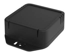 Bopla BL 757530 L-WL2-9005 (16288635) - obudowa ze wspornikami ściennymi i wentylacją (75,93 x 75,4 x 30 mm)